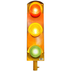 Ø100 ÜÇLÜ MULTİ LED TRAFİK LAMBA MS 8027.1.3.2.110-220VAC - MESAN