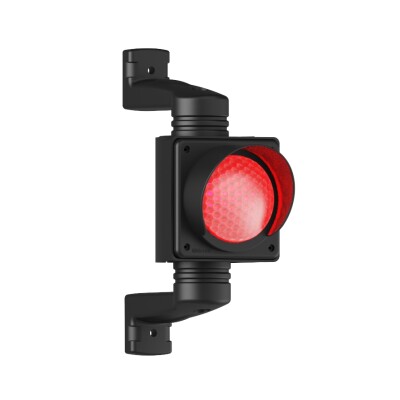 Ø100MM LEDLİ TEKLİ TRAFİK LAMBASI - 1