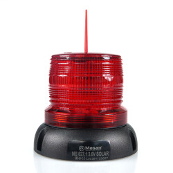 Ø110 SOLAR LED MULTİFONKSİYON İKAZ LAMBA KUŞ SAVARLI MS 627.1 3.6V SOLAR - MESAN