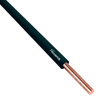 NEXANS 10522954 1*1.5 mm2 H07Z1-U NYA HALOJEN FREE KABLO SİYAH 100 METRE - 1