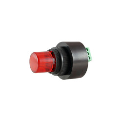 Ø28 PANO MONTAJ LED BUZZER KESİK / SABİT SES KLEMENS MS 1207.3-24VDC - MESAN