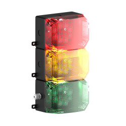 3 KAT KÜP LED MULTİFONKSİYON İKAZ LAMBA MS 219.1.3.2.110-220VAC - MESAN