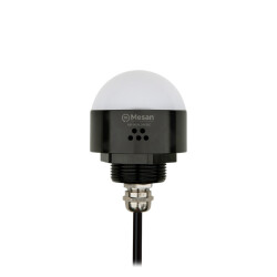 Ø50 M30 LED Indikatör RGY Buzzer Siyah Gövde - MESAN