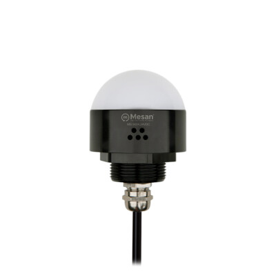 Ø50 M30 LED Indikatör RGY Buzzer Siyah Gövde - 1