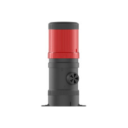 Ø70 1 KAT IŞIKLI KOLON MULTİ LED BUZZER TABAN MONTAJ MS 434.1.12-24VAC/DC - MESAN