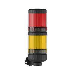 Ø70 2 KAT IŞIKLI KOLON MULTİ LED BUZZER DUVAR MONTAJ MS 4035.1.3.12-24VAC/DC - MESAN