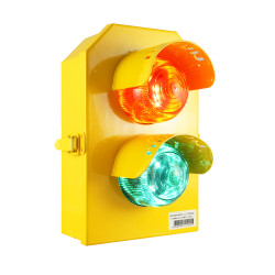 Ø70 İKİLİ MULTİ LED TRAFİK LAMBA MS 8045.1.2.110-220VAC - MESAN