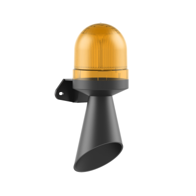 Ø70 LED Multifonksiyon 10 Ses Borulu Elektronik Siren Duvar Montaj - 1