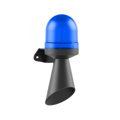 Ø70 LED Multifonksiyon 10 Ses Borulu Elektronik Siren Duvar Montaj - 1