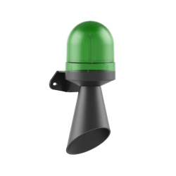 Ø70 LED Multifonksiyon 10 Ses Borulu Elektronik Siren Duvar Montaj - MESAN