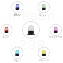 Ø70 RGB LED KONTAK TİP BUZZER TABAN MONTAJ MS 294.12-24VAC/DC - MESAN