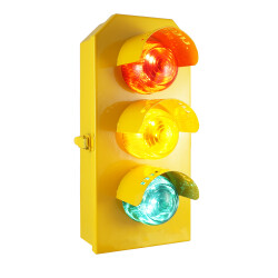 Ø70 ÜÇLÜ MULTİ LED TRAFİK LAMBA MS 8044.1.3.2.12-24VAC/DC - MESAN