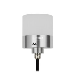 Ø80 M30 LED Indikatör RGY Buzzer Gümüş Gövde - MESAN