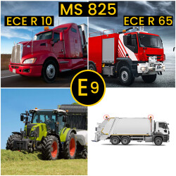 Amber Tepe Lambası ECE R65 ECE R10 3 MODES SPARKING DOME - 2