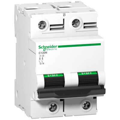 SCHNEIDER A9N18362 C120N 2P 100A C TİPİ OTOMATİK SİGORTA - 1