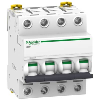 SCHNEIDER A9F74450 4P 50A C EĞRİSİ 10kA OTOMATİK SİGORTA - 1