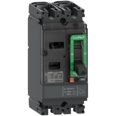 C10M2TM063 NSX100M 415V AC 25kA 2P 63A TMD KOR.ÜNİ - 1