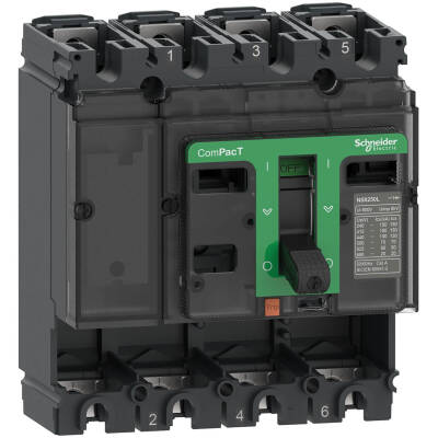 SCHNEIDER C10N4 NSX100N 415VAC 50kA 100A 4P DEVRE KESİCİ TEMEL ÇERÇEVESİ - 1