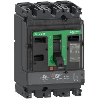 SCHNEIDER C25F3TM250 175-250A 36kA 3P TERMİK MANYETİK KORUMALI ŞALTER - 1