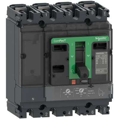 C25F6TM200 140-200A 36kA 4P TERMİK MANYETİK KOR.ŞA - 1