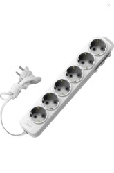 ELBİ 527-010202-611 6LI ÇOCUK KORUMALI T.GRUP PRİZ 2MT - ELBİ