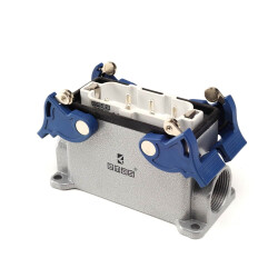 EMAS EBM606FD14 6 KONTAK 35 A DUVAR TİPİ PRİZ YANDAN GİRİŞLİ 4 MANDALLI - Emas