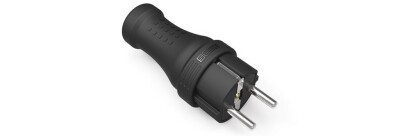 EMAS EKS116F 2P+E MONOFAZE 16A KAUÇUK DÜZ FİŞ PRİZ - 1