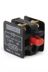 EMAS KB14K KB14K K STOP KIRMIZI 1NK 1NA KUMANDA DÜĞMESİ - Emas