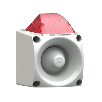 Endüstriyel LED Işıklı Siren Gri Gövde - 1