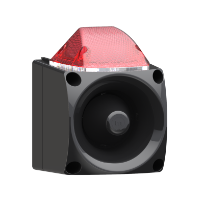 Endüstriyel LED Işıklı Siren Siyah Gövde - 1