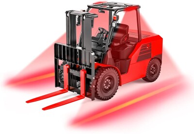 FORKLIFT RED ZONE LAZER LAMBA 18W MS 481.12-80VDC - 2