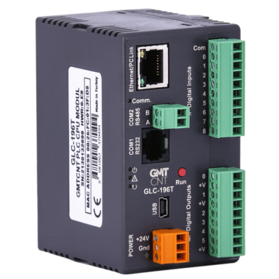 GMT GLC-196T 9 GİRİŞLİ/6TRANSİSTÖR ÇIKIŞLI 24VDC PLC CPU MODÜLÜ - 1