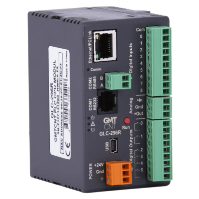 GMT GLC-296R 9 GİRİŞLİ/6RÖLE ÇIKIŞLI 24VDC PLC CPU MODÜLÜ - 1