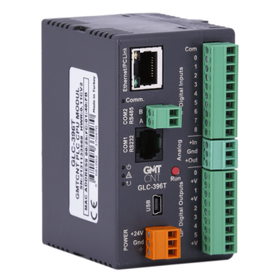GMT GLC-396T 9 GİRİŞLİ/6TRANSİSTÖR ÇIKIŞLI 24VDC PLC CPU MODÜLÜ - 1