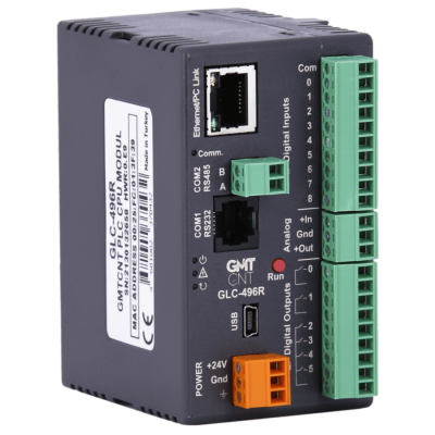 GMT GLC-496R 9 GİRİŞLİ/6RÖLE ÇIKIŞLI 24VDC PLC CPU MODÜLÜ - 1