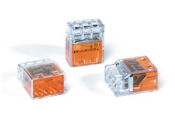 HELLERMANN HECP-3 3 KUTUPLU BUAT KLEMENS ŞEFFAF TURUNCU - HELLERMANN