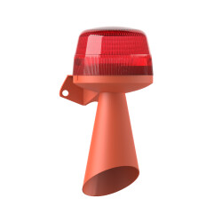 LED MULTİFONKSİYON 10 SES BORULU SİREN MS 5840.1.110-230VAC - MESAN