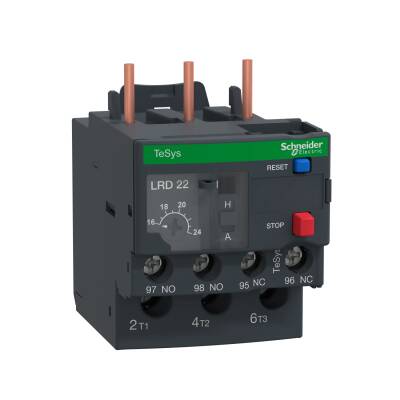 SCHNEIDER LRD22 LRD22 16 -24 A TERMİK RÖLE - 1