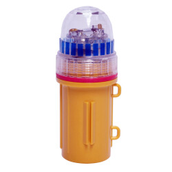 MİNİ DEPREM İKAZ LED XENON ÇAKAR PİLLİ İKAZ CİHAZI MS 1353 - MESAN