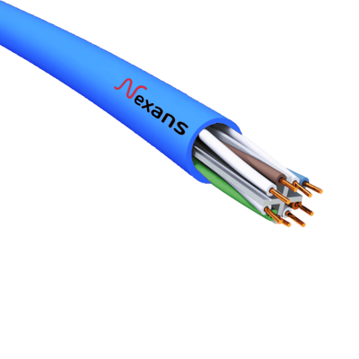 NEXANS DATA 010 CAT.6 UTP LSZH 4*2*23 AWG HAL.FREE KABLO(MAVİ) 500 METRE - 1