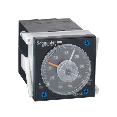 SCHNEIDER RE48ACV12MW RE48ACV12MW 24/240VAC ASİMTRİK FLOŞÜ ZAMAN RÖLES - 1