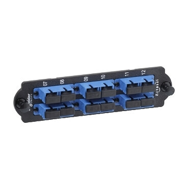 SCHNEIDER ACTFM1UF2SC6PSM ACTFM1UF2SC6PSM HD PANEL PLATE 6 ADAPTORS SC DX - 1