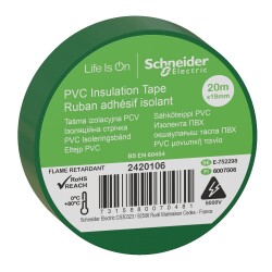 Schneider Electric 2420106 19*20 İZOLEBANT YEŞİL (20 MT) - SCHNEIDER