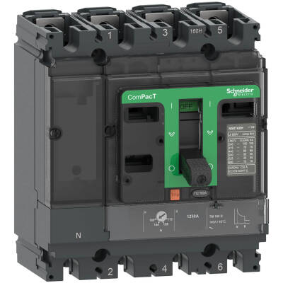 Schneider Electric C16H4TM160 C16H4TM160 NSX160H 70kA 4P 160A AÇMA ÜNİTESİ - 1