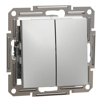 SCHNEIDER EPH0300161 ASFORA ÇERÇEVESİZ 1 KUTUP 2 DEVRELİ ALÜMİNYUM KOMÜTATÖR - 1