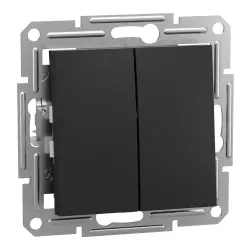 SCHNEIDER EPH0300171 ASFORA ÇERÇEVESİZ 1 KUTUP 2 DEVRELİ ANTRASİT KOMÜTATÖR - SCHNEIDER