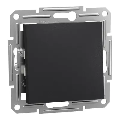 SCHNEIDER EPH0700171 ASFORA ANTRASİT ÇERÇEVESİZ LİHT ANAHTAR-BUTON PRİZ - 1