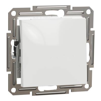 SCHNEIDER EPH0770121 ASFORA BEYAZ ÇERÇEVESİZ LİHT ANAHTAR-BUTON PRİZ - 1