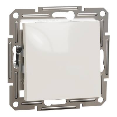 SCHNEIDER EPH0770123 ASFORA KREM ÇERÇEVESİZ LİHT ANAHTAR-BUTON PRİZ - 1