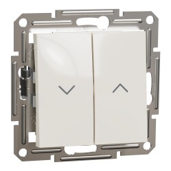 SCHNEIDER EPH1370123 ASFORA ÇERÇEVESİZ VİDASIZ KREM JALUZİ KUMANDA LIHT BUTON - SCHNEIDER